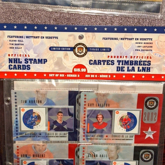 Bnib: 2002 NHL stamp cards - Picture 3 of 4